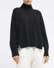 BARRIE Boarders Roll Neck Pullover - Black - Thumbnail 1