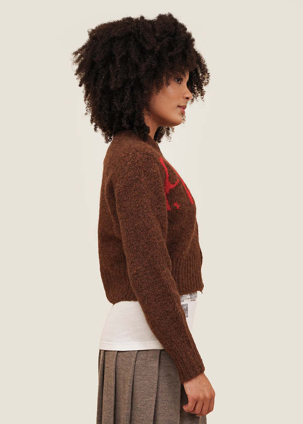paloma wool BEN PERDUTニット Paloma Wool Ben Perdut Top - Brown | Garmentory