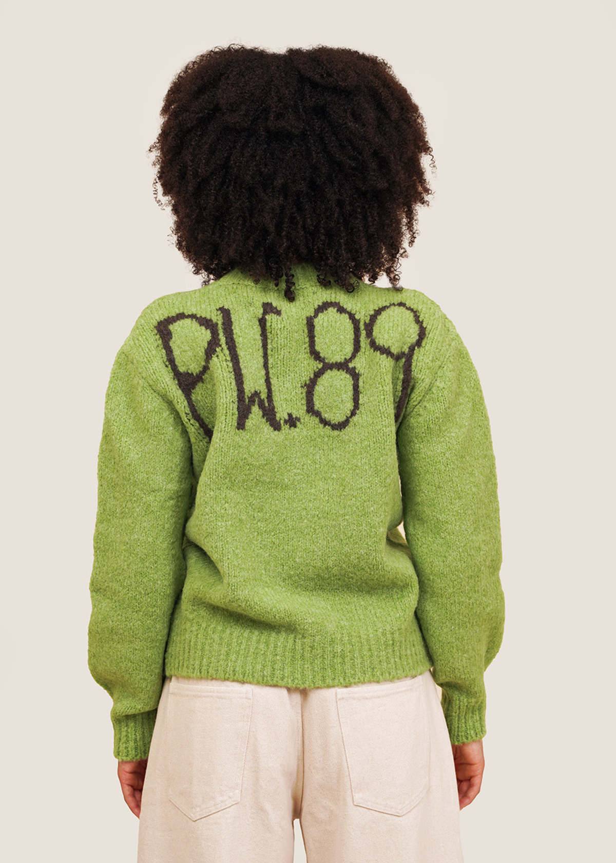 Paloma Wool BEN TROBAT Jumper in Kiwi Green Size L. main image 1