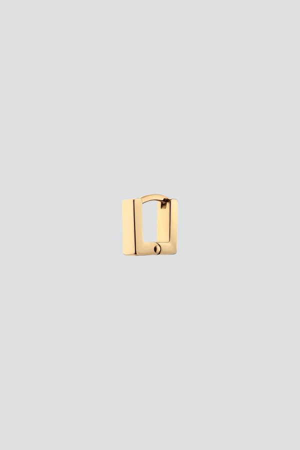 Miansai Scatola Huggie Earring - Gold Vermeil