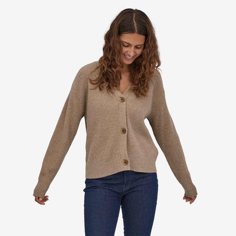 Patagonia Womens Recycled Wool Cardigan El Cap Khaki Garmentory