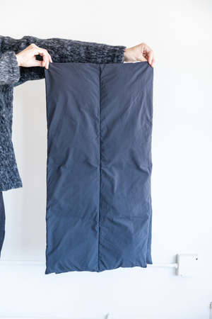 Studio Nicholson PLUME PADDED SCARF - BLACK | Garmentory