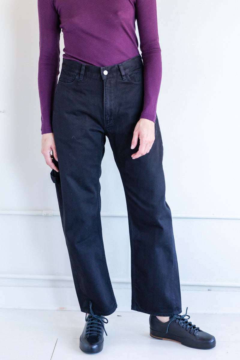 Studio Nicholson RAE Jeans - SELVEDGE BLACK DENIM | Garmentory