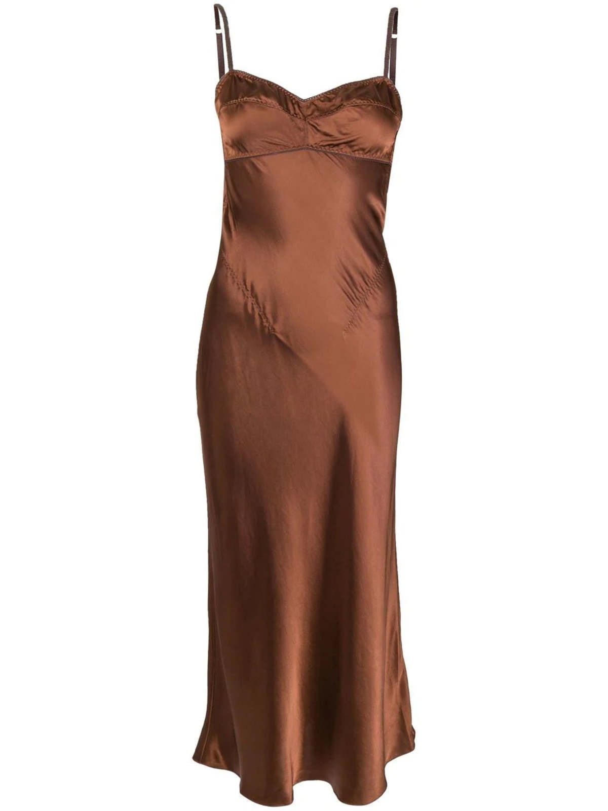 Anna October Waterlily Maxi Dress - Brown