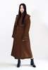 Julia Jentzsch Brendan Wool Gabardine Trench Coat - Walnut - Thumbnail 3