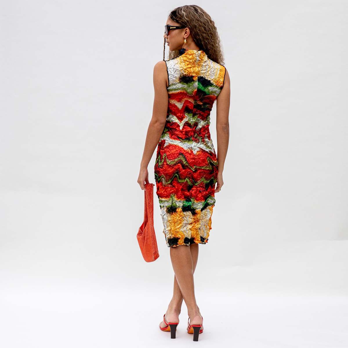 Julia Heuer SOMA CRUSHED DRESS IN JORIS