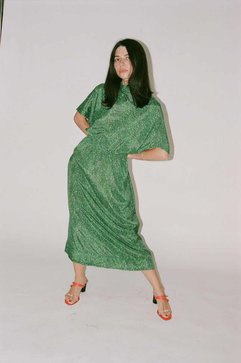 No.6 Willa Dress - Green Glitter | Garmentory