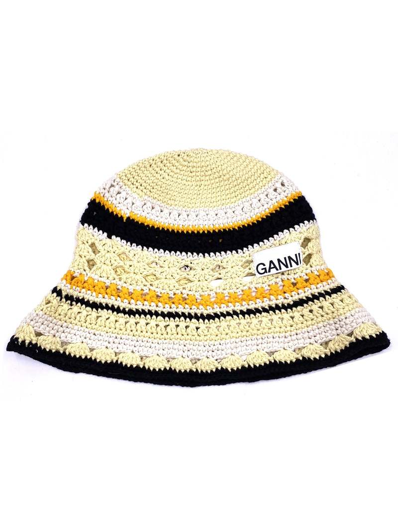 Ganni Crochet Bucket Hat | Garmentory