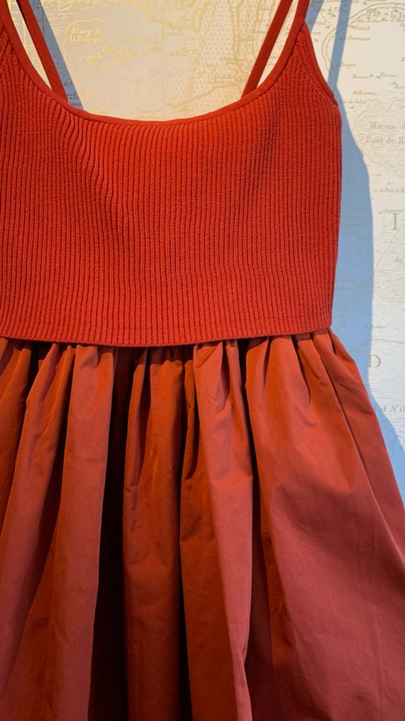 A.L.C. Martina Midi Dress - Spice Red