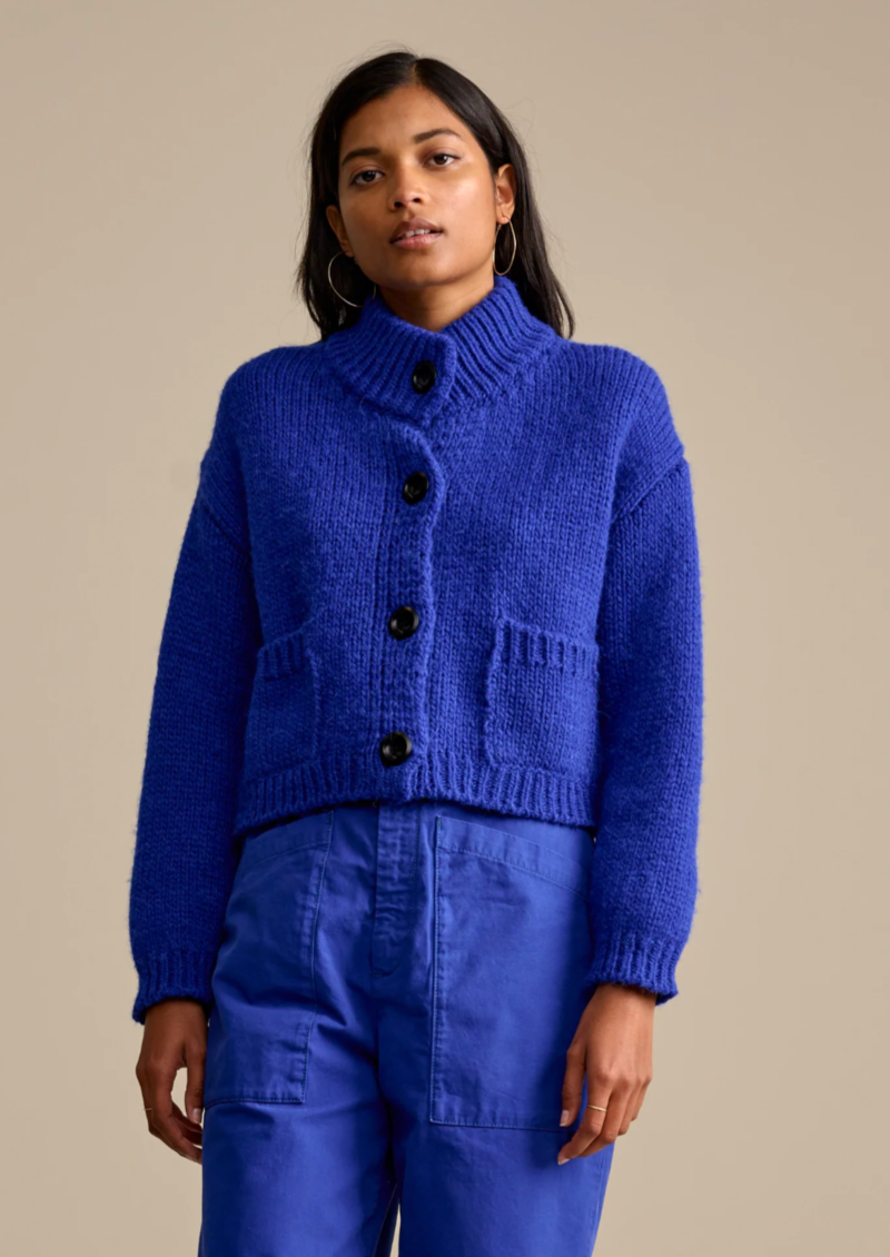 Bellerose Naneci Sweater Blue Worker Garmentory