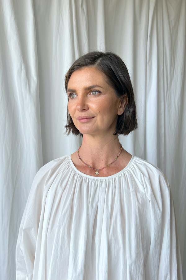 Lizzie Fortunato Fine Wafer Charm Necklace Gold Garmentory