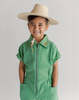 kids Noble Organic Utility Suit - Key Lime - Thumbnail 3
