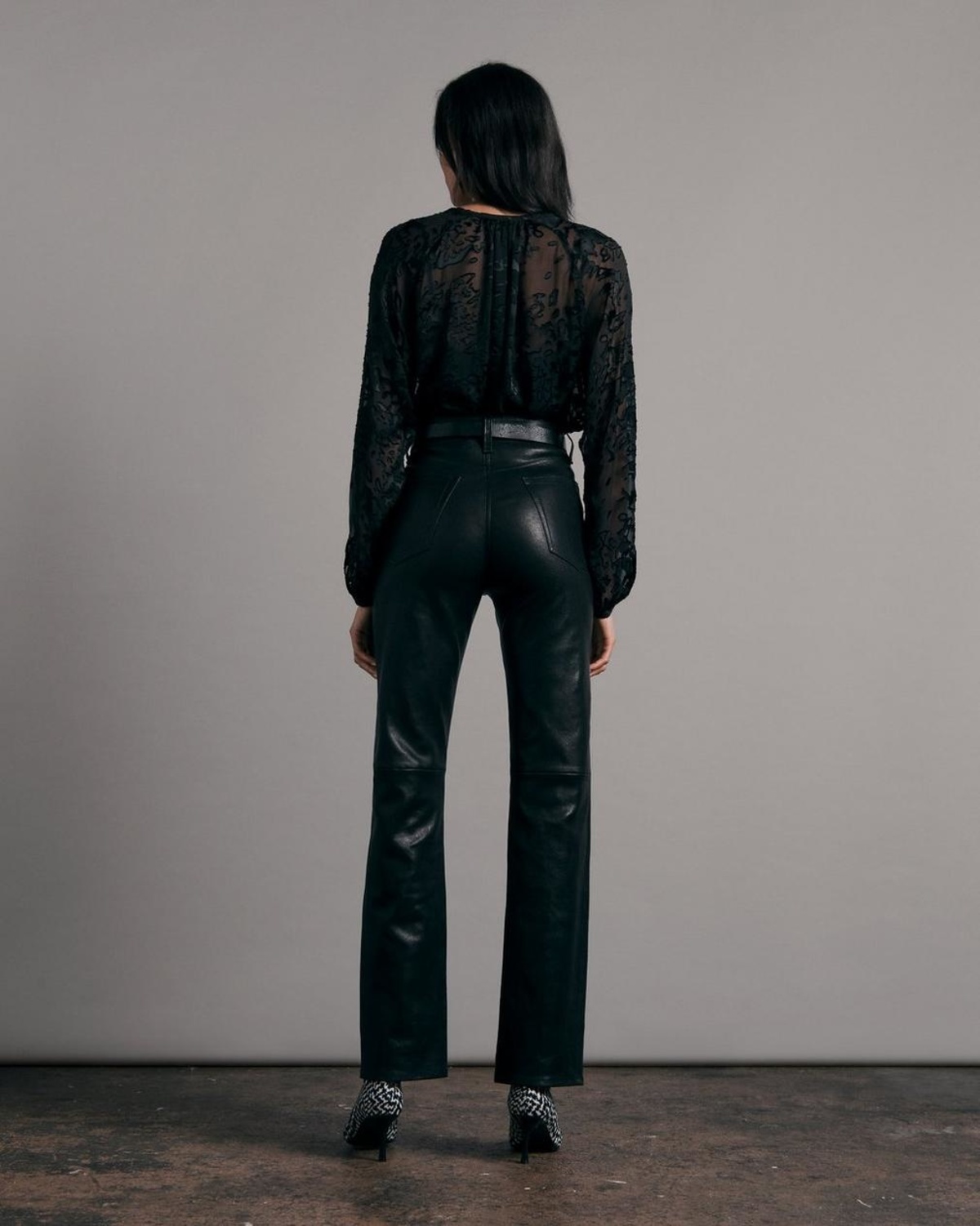 rag & bone yuni burnout blouse
