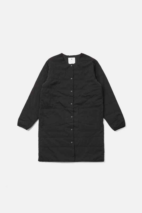 Snow Peak Women's Flexible Insulated Long Cardigan - Black