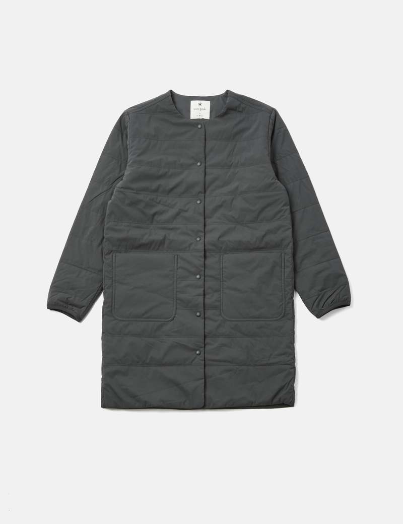 Snow Peak Flexible Insulated Long Cardigan - Black | Garmentory