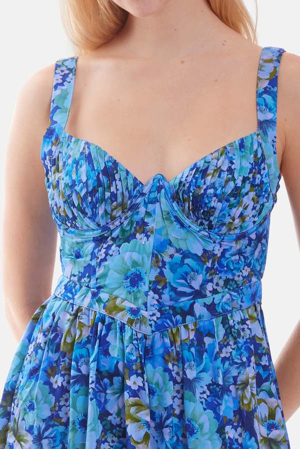 hera midi dress Cara Cara Hera Dress XS / Mystic Flora Olive