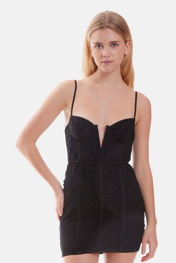 For Love Lemons Julia Mini Dress Black Garmentory