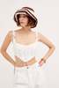 For Love & Lemons Maureen Top - White - Thumbnail 1