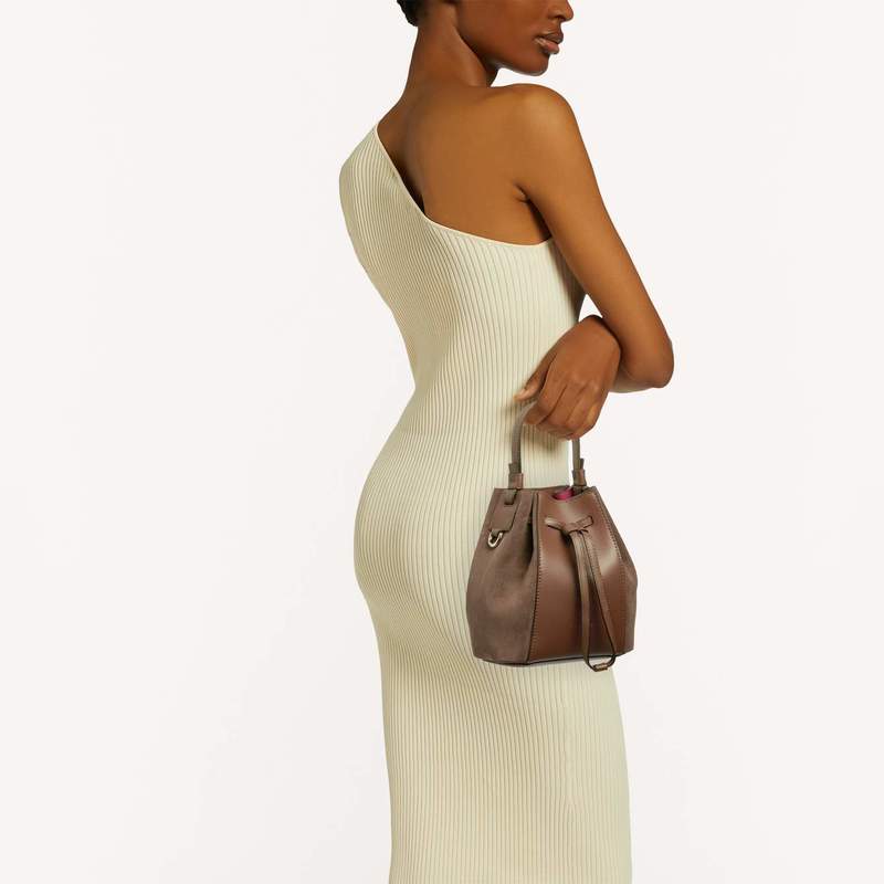Furla Miastella Mini Bucket Bag - Praline | Garmentory