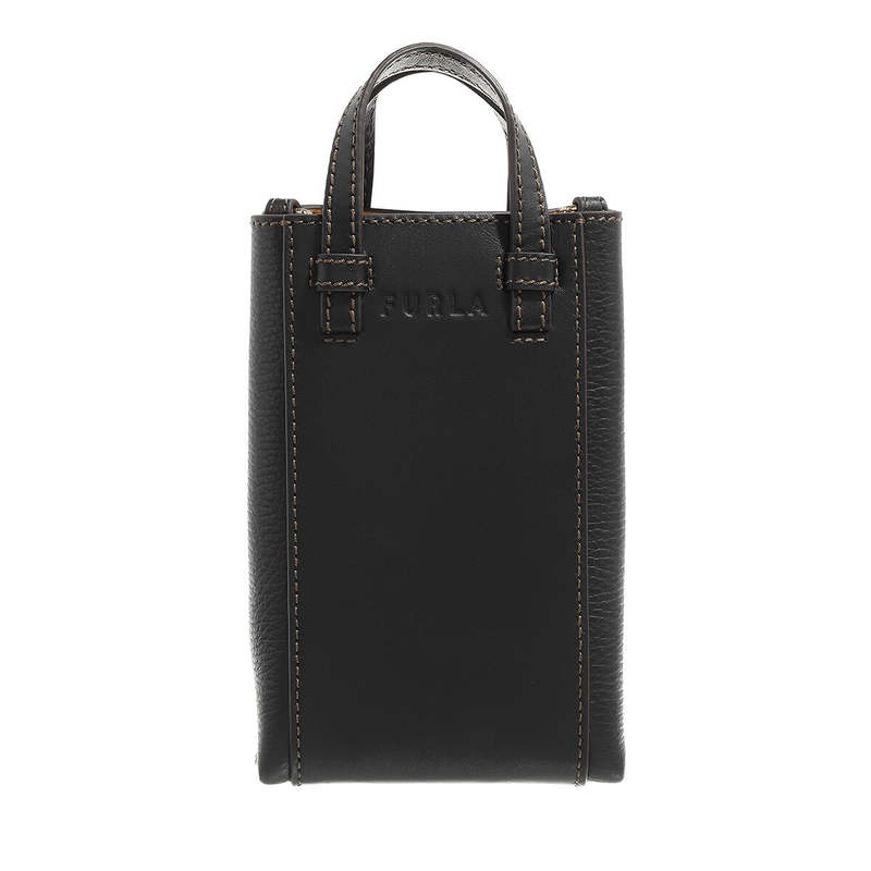 Furla Miastella Vertical Crossbody Bag - Nero | Garmentory