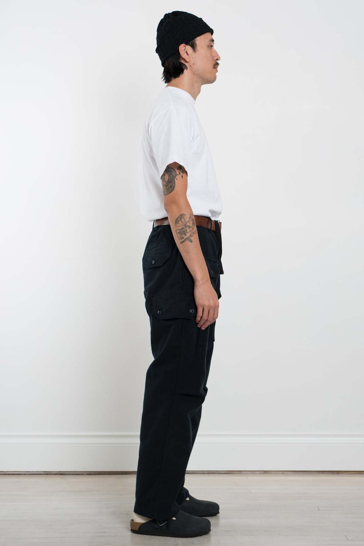 Engineered Garments Cotton Moleskin Flight Pant Dark Navy Garmentory