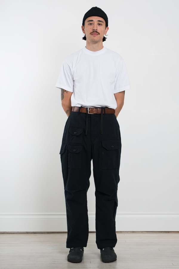 Engineered Garments Cotton Moleskin Flight Pant - Dark Navy