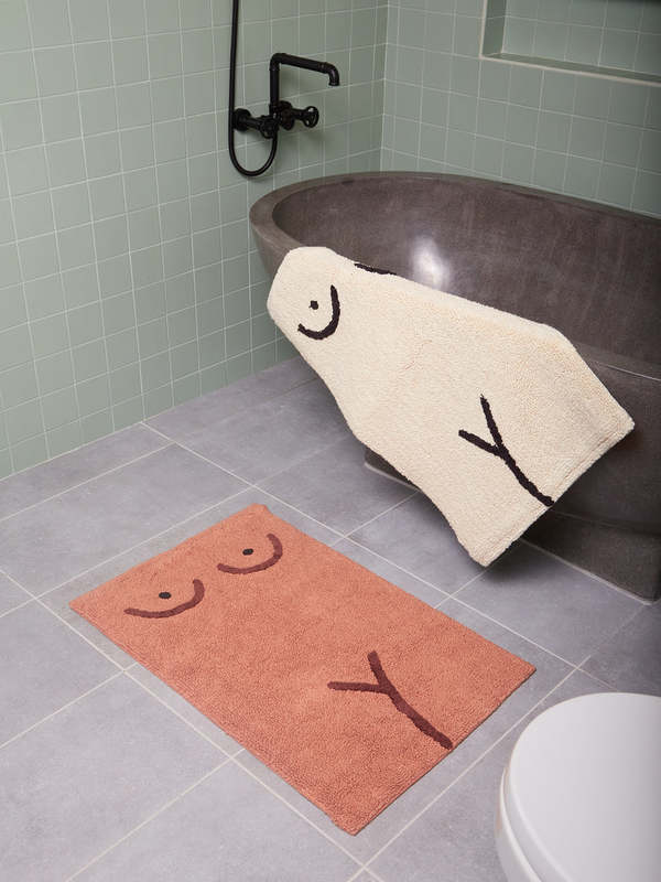 Cold Picnic Torso Bathmat - Brown | Garmentory