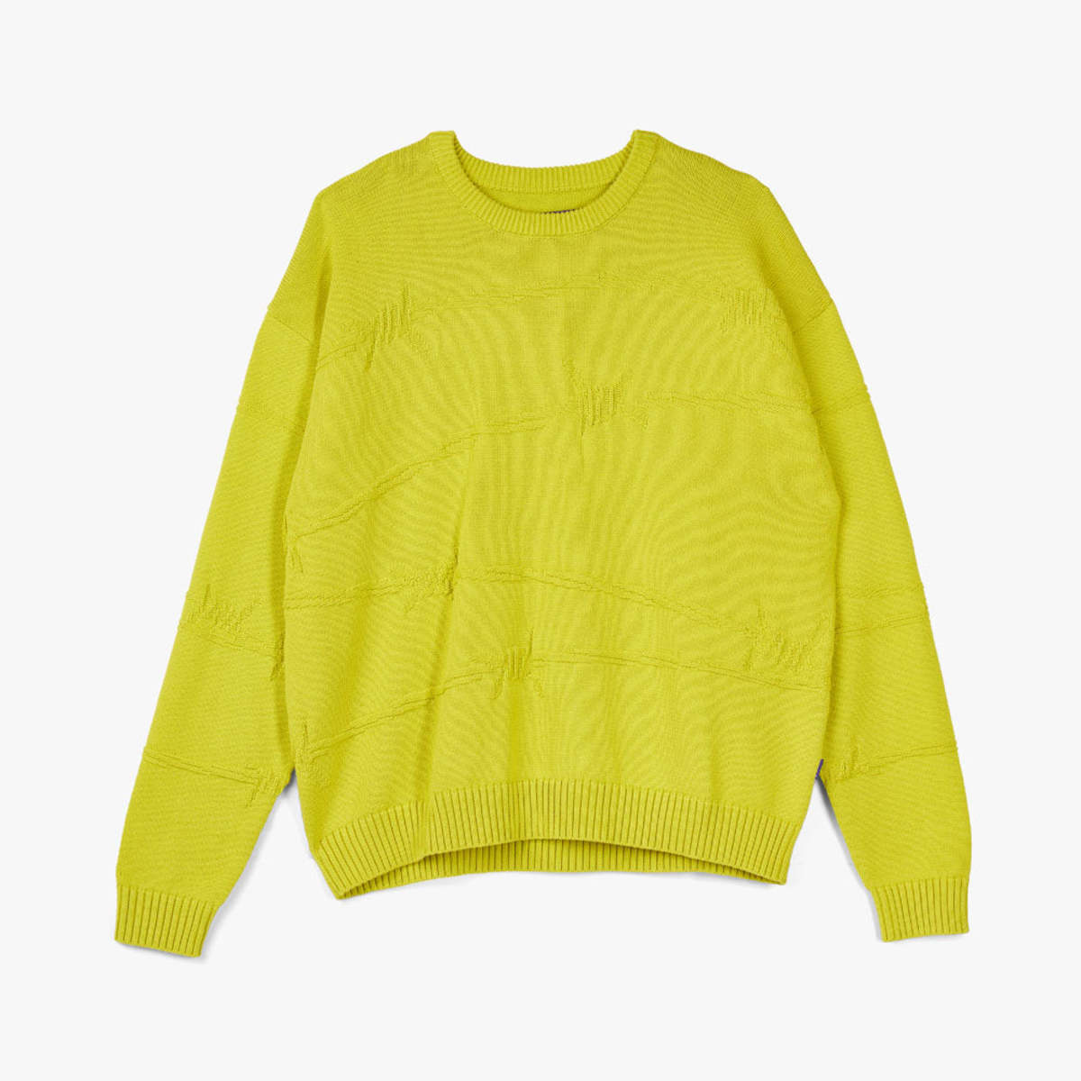 Fucking Awesome Barbed Wire Knit Sweater - Yellow | Garmentory