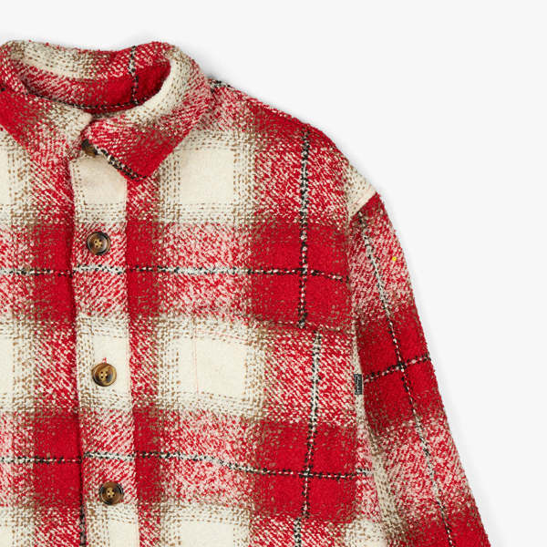Fucking Awesome Heavy Flannel Overshirt - Red/White | Garmentory