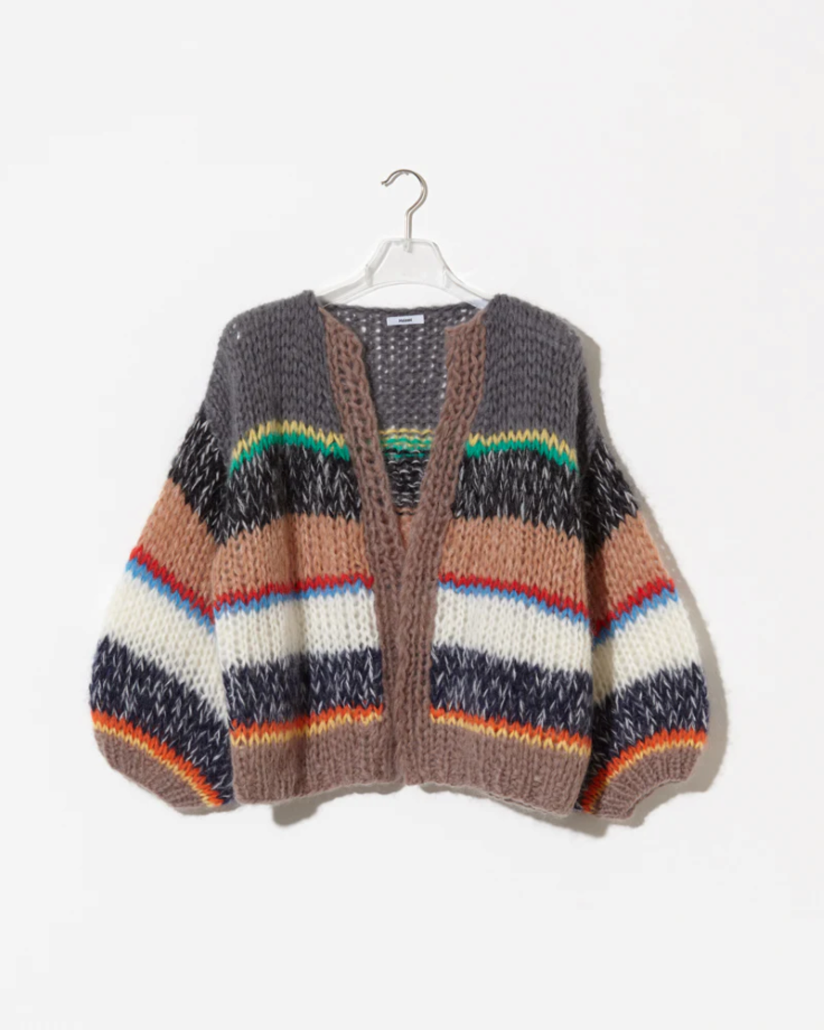 Maiami Galore Bomber Cardigan - Stripes - Image 1 of 1