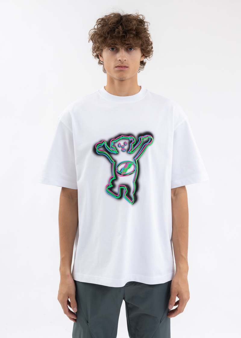 we11done teddy print t-shirt We11done Embroidered Teddy T