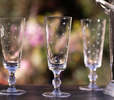 The Vintage List Stars Crystal Champagne Flutes Set of 4 - Thumbnail 1