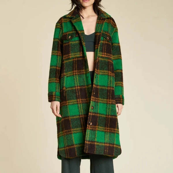 dra Brandon Jacket - Green Plaid