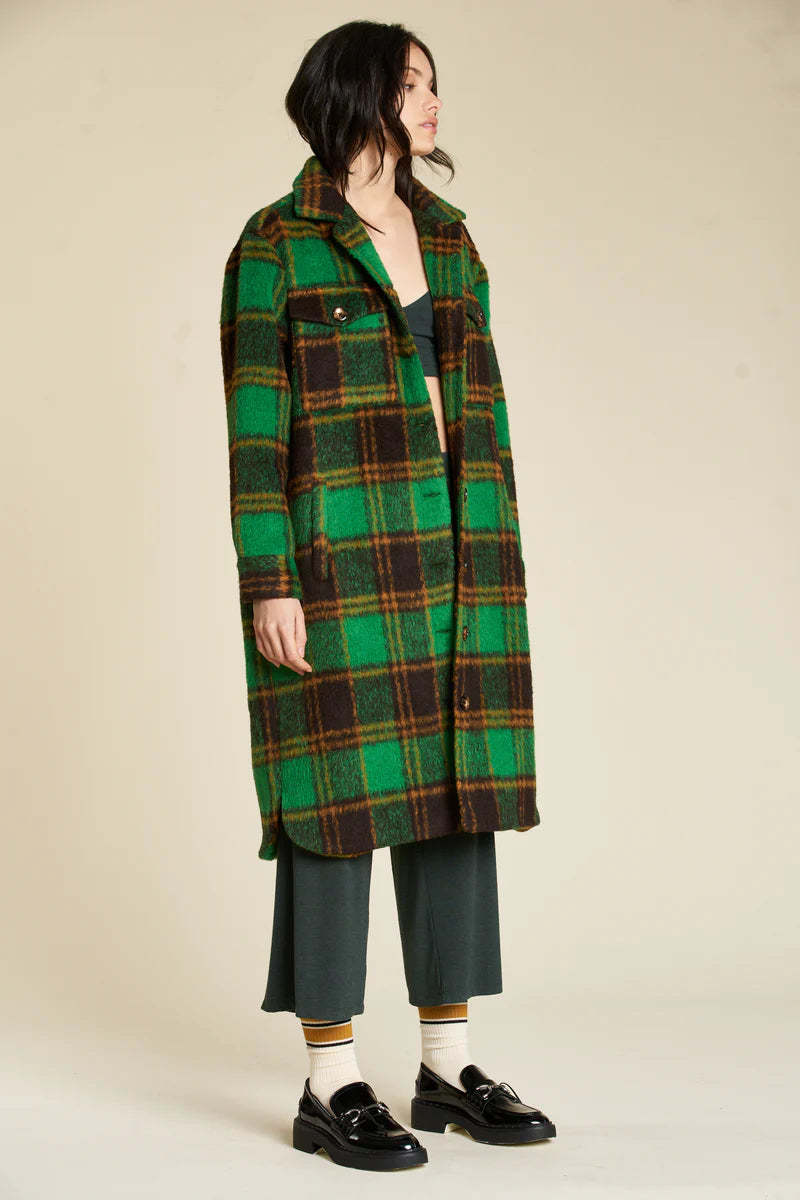 dra Brandon Jacket - Green Plaid