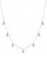 Ginette NY 7 Mini Diamond Bliss on Chain - Rose Gold - Thumbnail 1