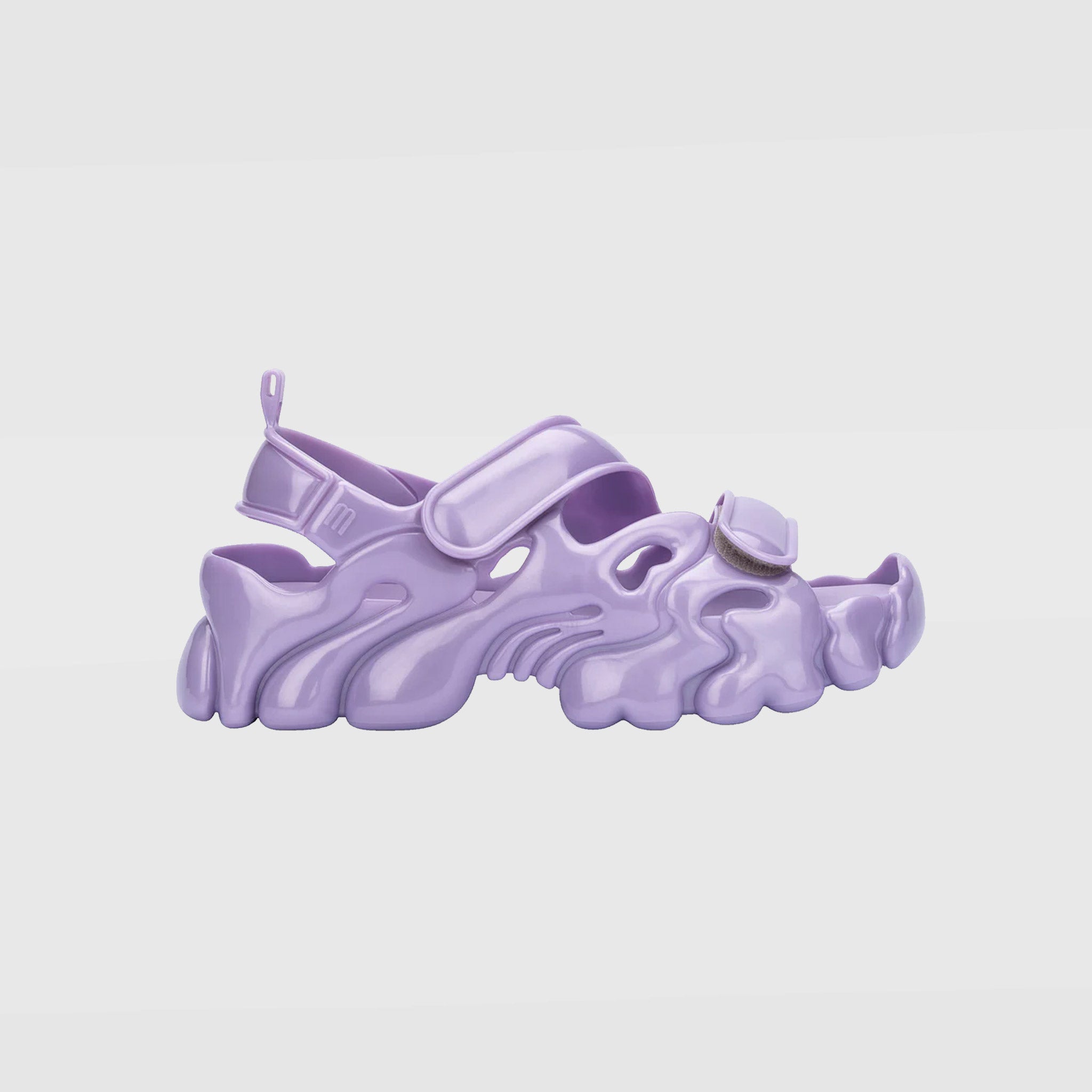 COLLINA STRADA SSENSE別注 Molten Flo 中古 Collina Strada x Melissa Puff Sandals - Lilac | Garmentory