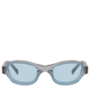A BETTER FEELING Skye Sunglasses - Smoke Grey/Blue - Thumbnail 1