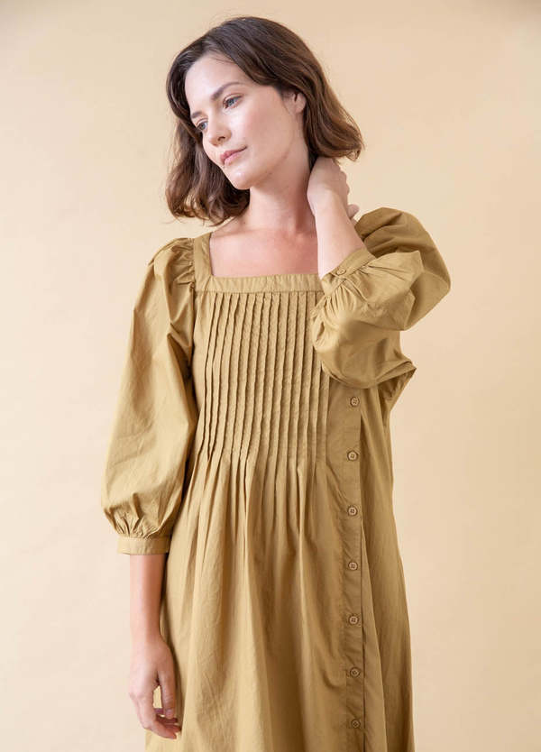 knee length dresses for ladies The Murphy DRESS-It's A Hoot- Eco Xs / Multi