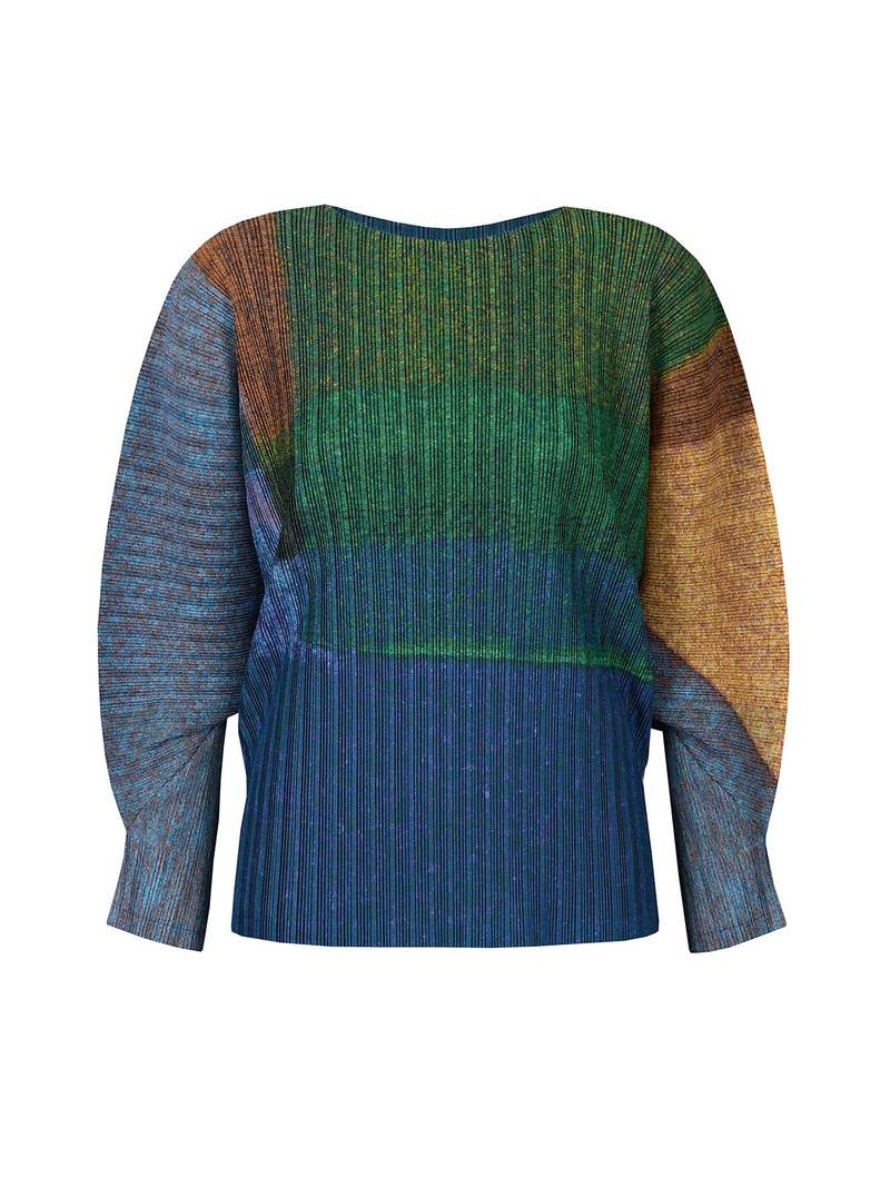 トップス PLEATS PLEASE ISSEY MIYAKE MIXING RIB NEW ITEM : “MIXING RIB” “RAMIE DENIM” MIXING RIB This series