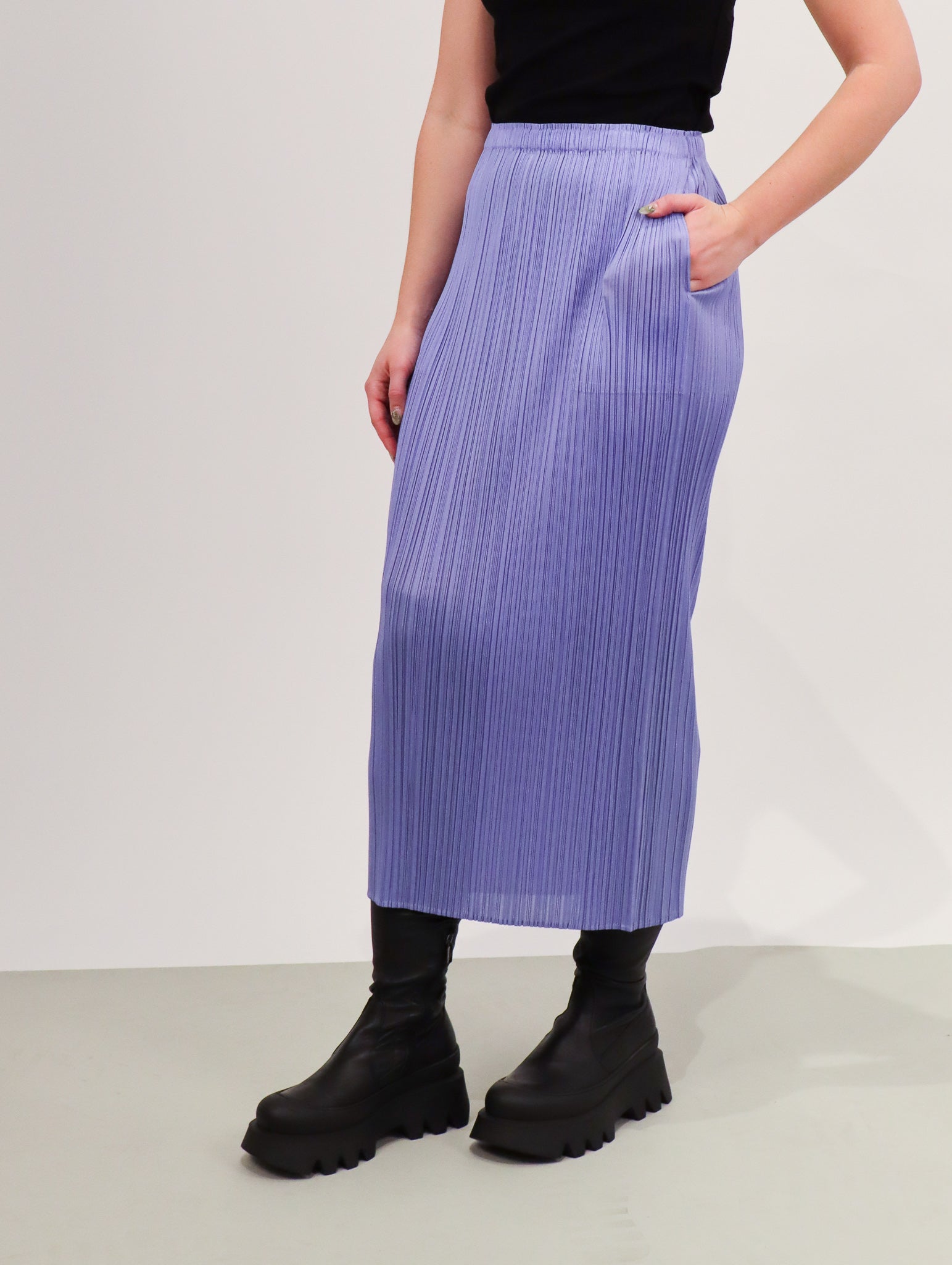 スカート PLEATS PLEASE ISSEY MIYAKE 3 New Colorful Basics 3 Skirt – La Garçonne