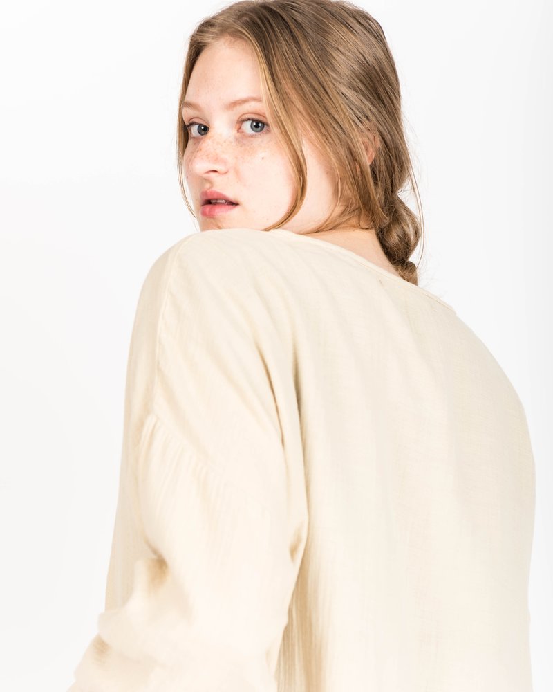 Revisited Matters Shelter Crinkle Tunic in Oat