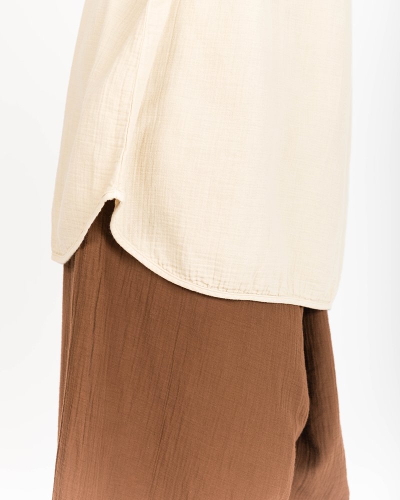 Revisited Matters Shelter Crinkle Tunic in Oat