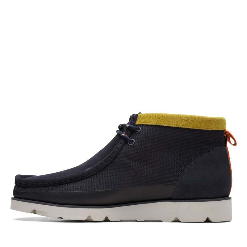 CLARKS Wallabee 2 0 GTX Shoes - Navy Combi | Garmentory