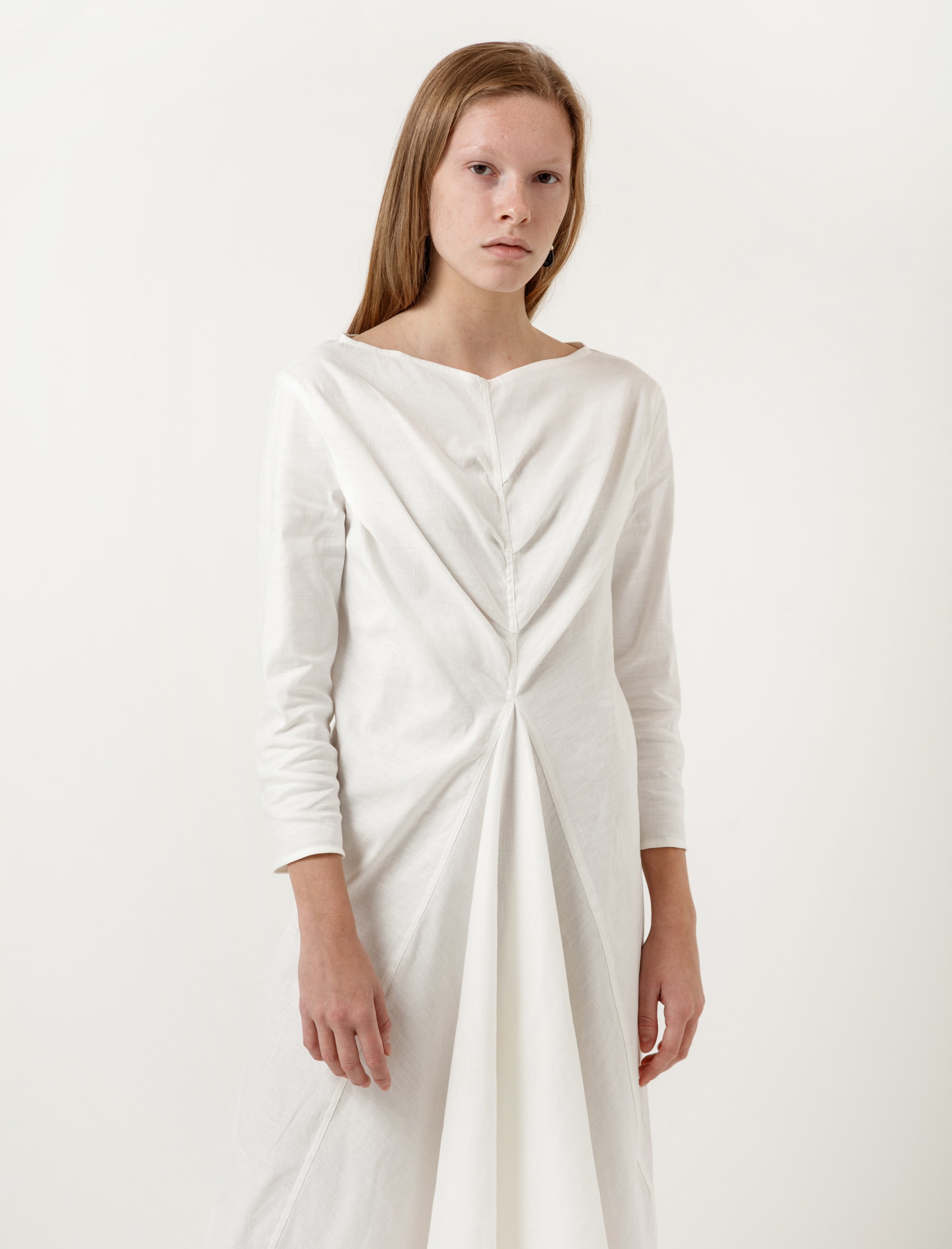 dolman sleeve a-line dress mila mae Dolman-Sleeve Maxi Dress Santorini / S / 100% Cupro main image 1