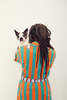 Dusen Dusen  Bathrobe NEW Stripes - Thumbnail 7