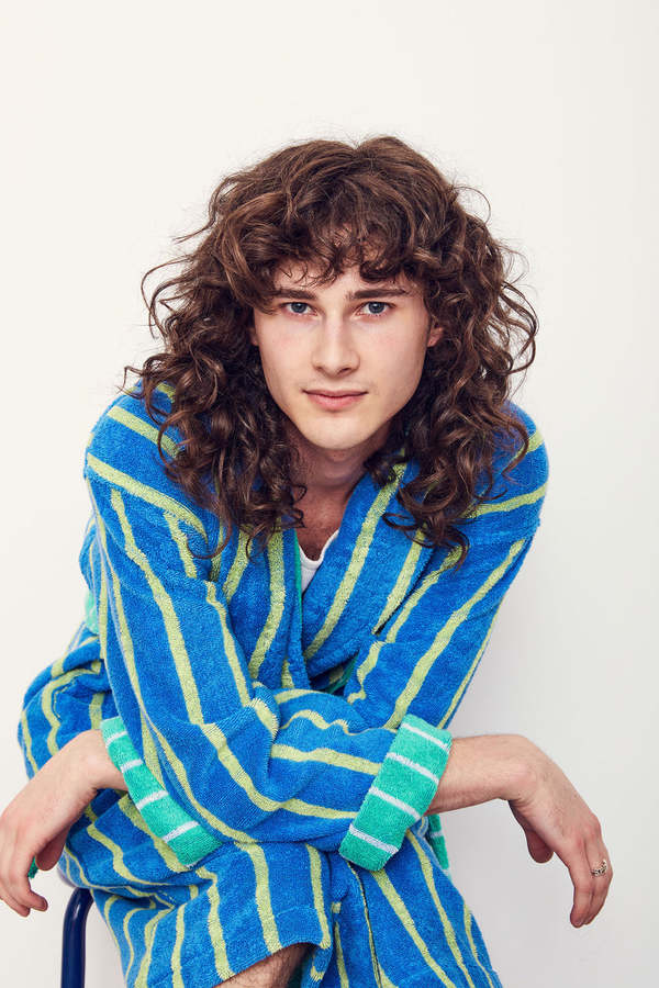 Dusen Dusen  Bathrobe NEW Stripes