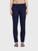 Joie Julietta C Silk Side Zip Pant - Dark Navy/Caviar - Thumbnail 1