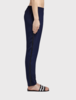 Joie Julietta C Silk Side Zip Pant - Dark Navy/Caviar - Thumbnail 2