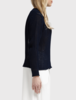 FRAME Denim Le Oversized Sweater - Navy - Thumbnail 2