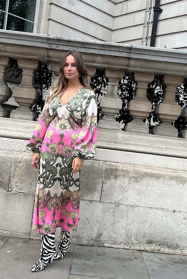 knee length dresses for ladies Ava Midi Dress main image 1